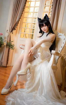 星之迟迟 爱宕婚纱 豹纹泳衣_丽丝库