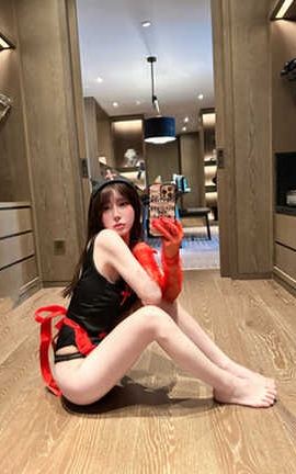 奔跑的晶骡儿-微密圈系列 黑红情趣_丽丝库