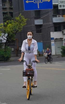 精选街拍作品 NO.0504 凯恩摄影作品 白裤女人 part5_丽丝库