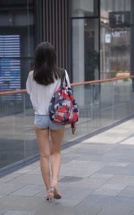 精选街拍作品 NO.1200 一始街拍作品 热裤美女 part3_丽丝库