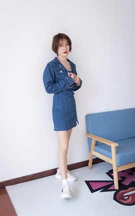 物恋传媒 NO.950期 七七-蓝色情怀_丽丝库