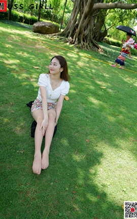慕丝女郎MussGirl NO.253 草地碎花包臀裙肉丝_丽丝库