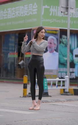 精选街拍作品 NO.0479 红石摄影作品 皮裤美女 part4_丽丝库