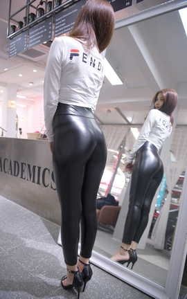 精选街拍作品 NO.0494 魂魂摄影作品 皮裤 印尼女孩 part5_丽丝库