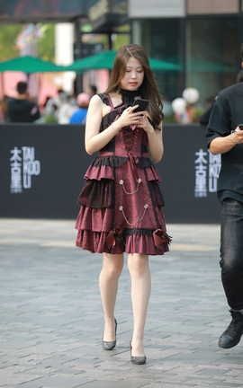 精选街拍作品 NO.0568 四九城嘎子街拍作品 肉丝高跟女友1_丽丝库