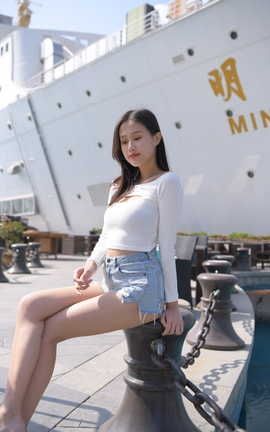 精选街拍作品 NO.0445 红石摄影作品 美腿热裤女孩 part5_丽丝库