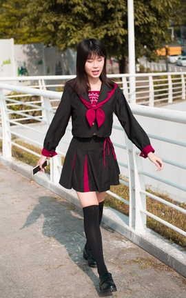 精选街拍作品 NO.0985 小透明DK街拍作品 活力美术生JK美少女 part1_丽丝库