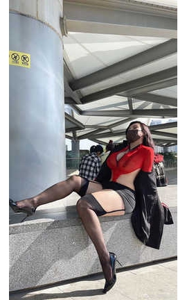 水蜜桃米米 吊带黑丝_丽丝库