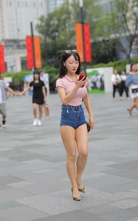精选街拍作品 NO.0544 凯恩街拍摄影作品 热裤美女 part1_丽丝库