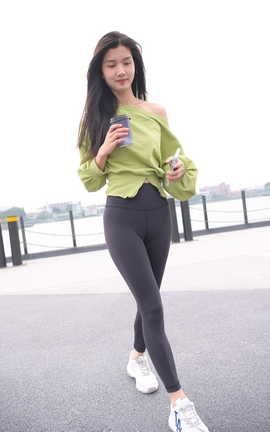 精选街拍作品 NO.0505 魂魂摄影作品 绿衣女孩 part6_丽丝库